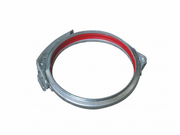 Spannschelle mit PVC-Gummi