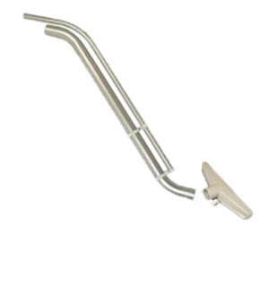 Hochvakuum Saugrohr Aluminium mit Bodendüse